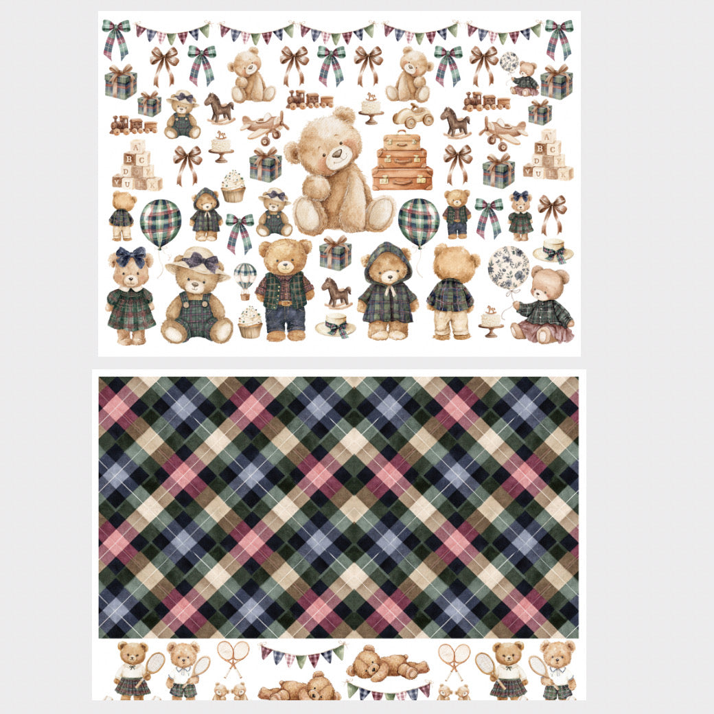 Teddy Plaid（テディプレイド）2枚セット