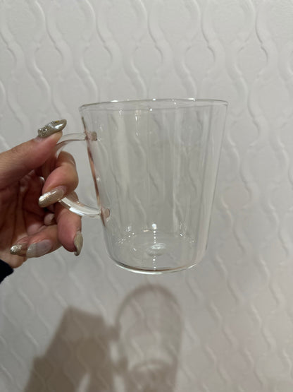 ポーセラーツ 耐熱グラス 取っ手付き 250ml