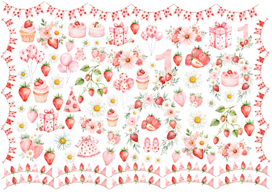 【限定🍓裏白実験】ストロベリーパーティー（2枚組）
