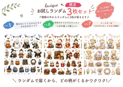 【予約販売】アメリーとアーロの小さな物語｜ランダム3枚セット（9/1発送開始）