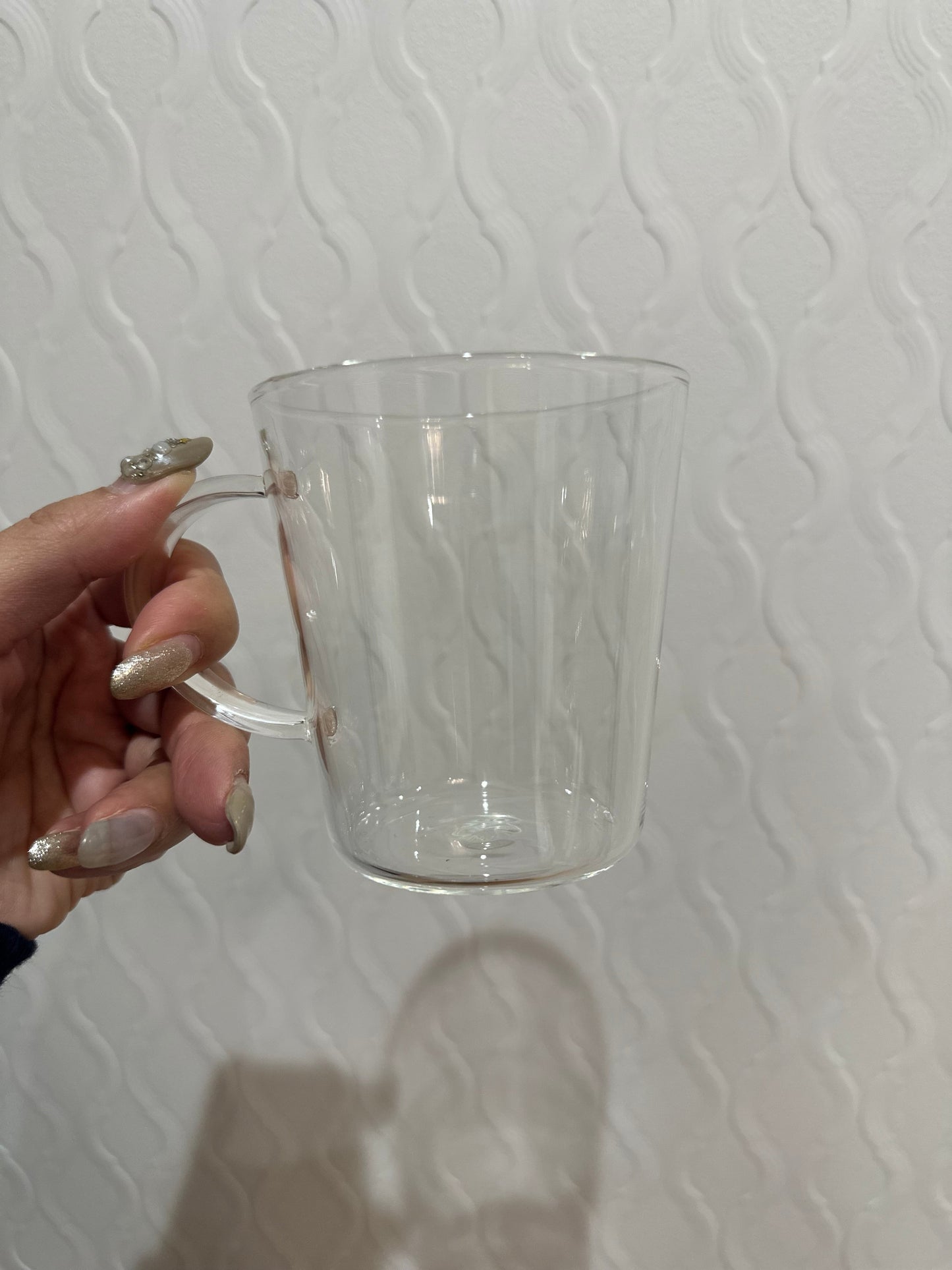 ポーセラーツ 耐熱グラス 取っ手付き 250ml 4