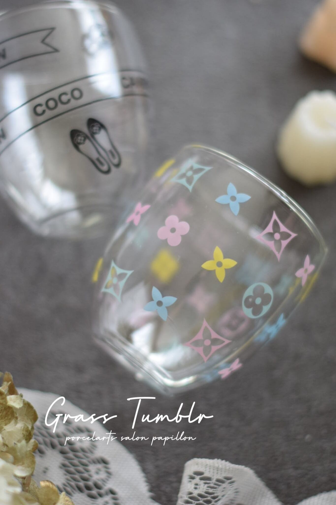 ポーセラーツ ダブルウォールグラス 300ml 8