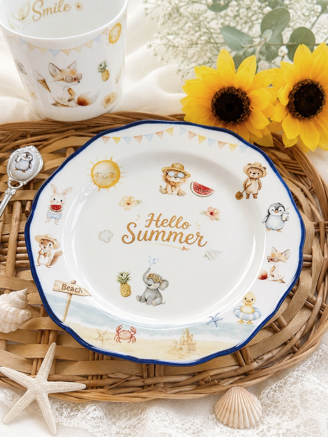 Sunny Beach Friends／Strawberry Picnic 転写紙〈2種〉